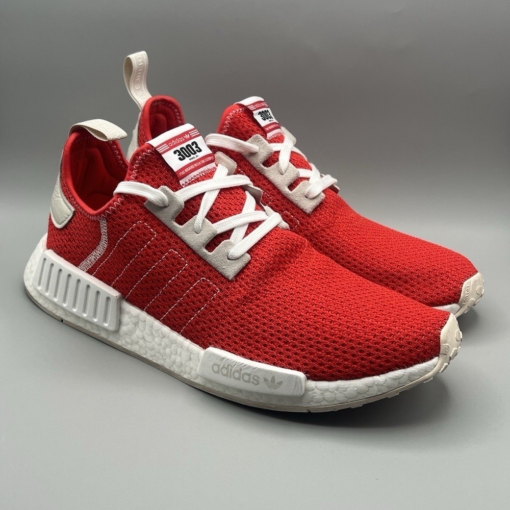 2019‎ Adidas NMD R1 3003 Red White Running Shoes - Mens Size 11.5 USED